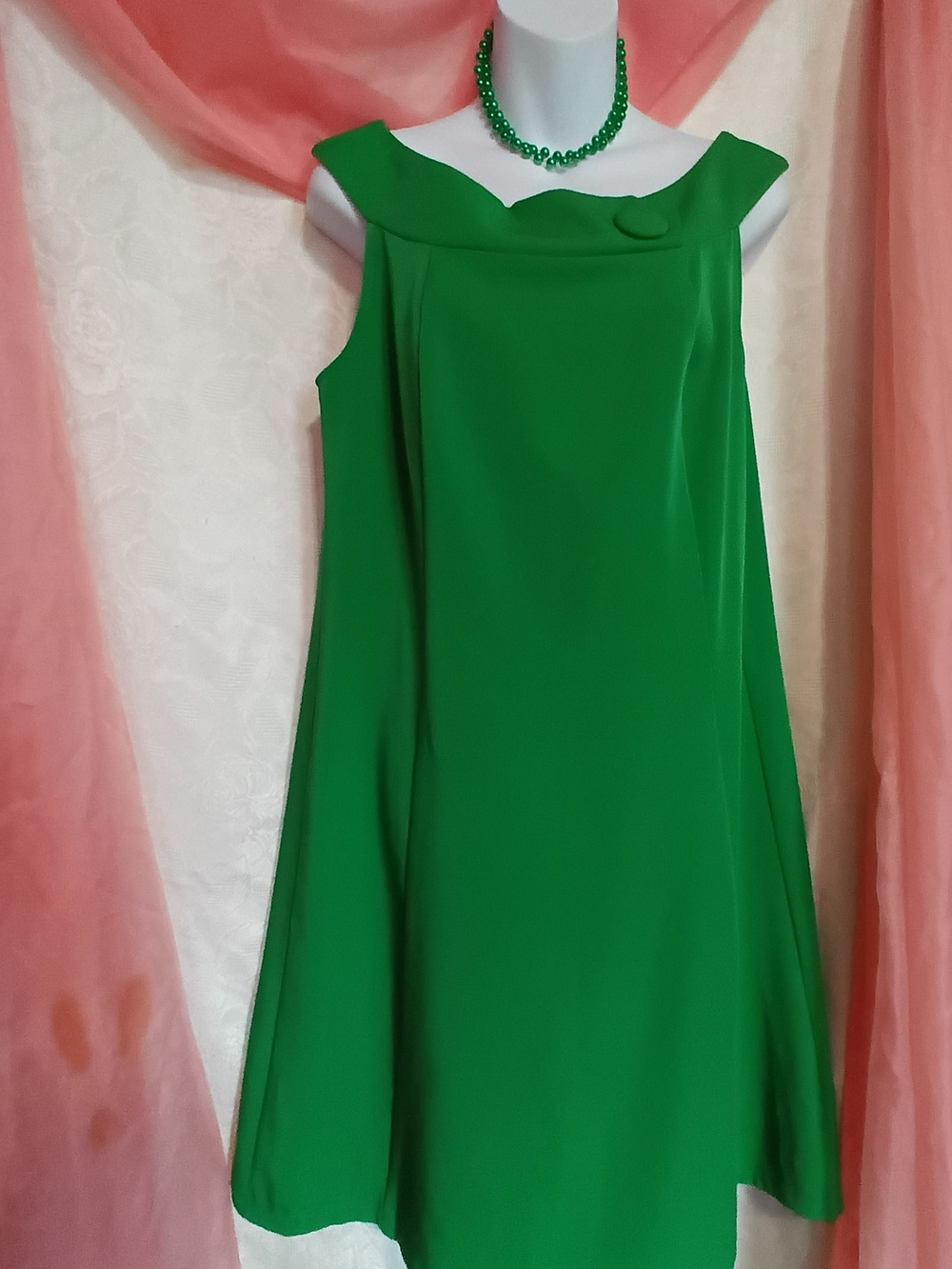 🌺BUNDLE ONLY🌺 Metro Emerald Green Sleeveless A-Line Dress